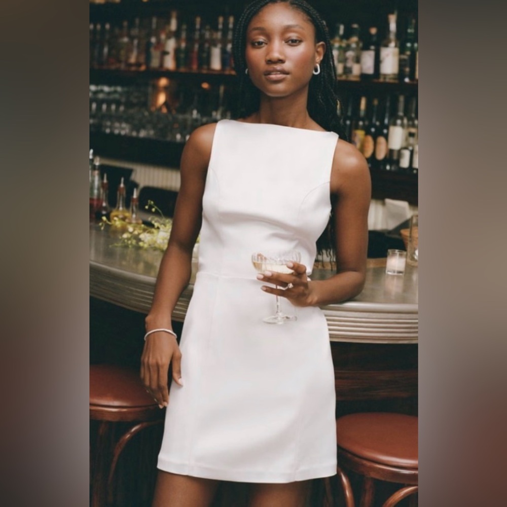 Abercrombie & Fitch White Mini Dress